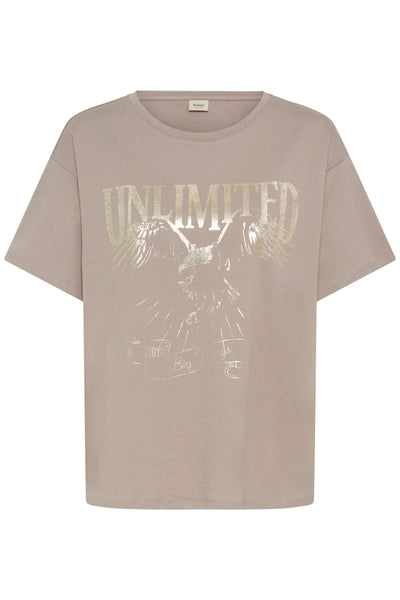 Fransa Stone & Gold Haisley Tee