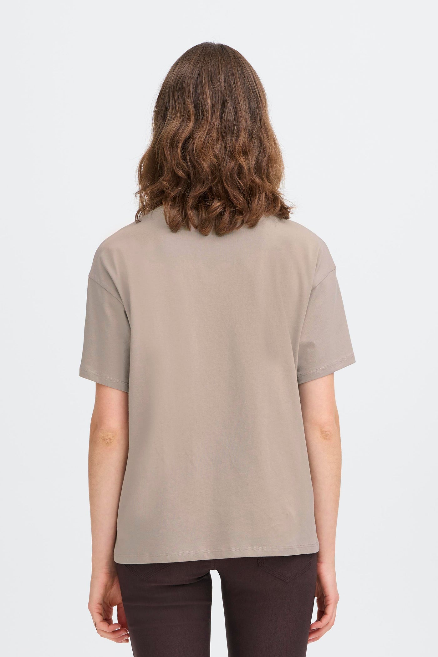 Fransa Stone & Gold Haisley Tee