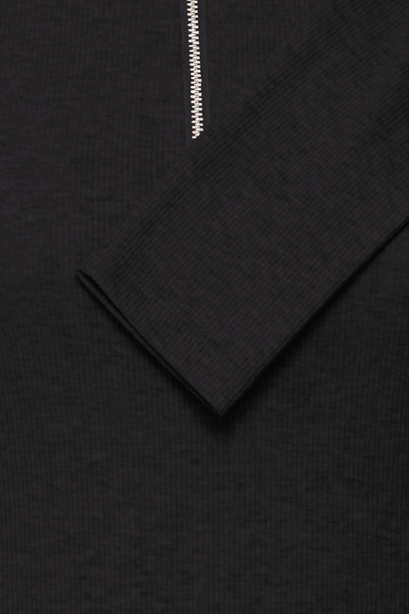 Fransa Black Zip Hozana Top