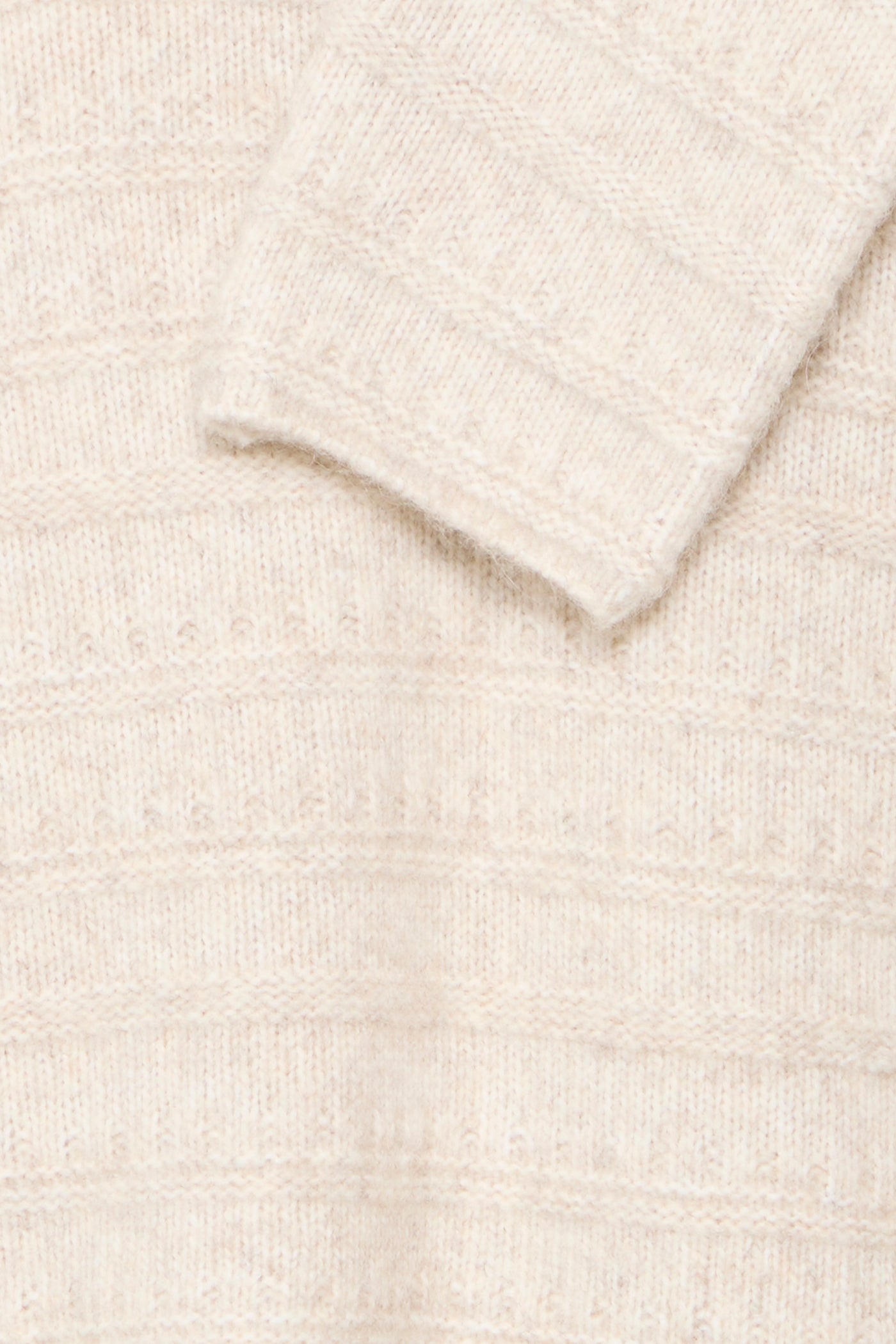 Fransa Oatmeal V Neck Pullover