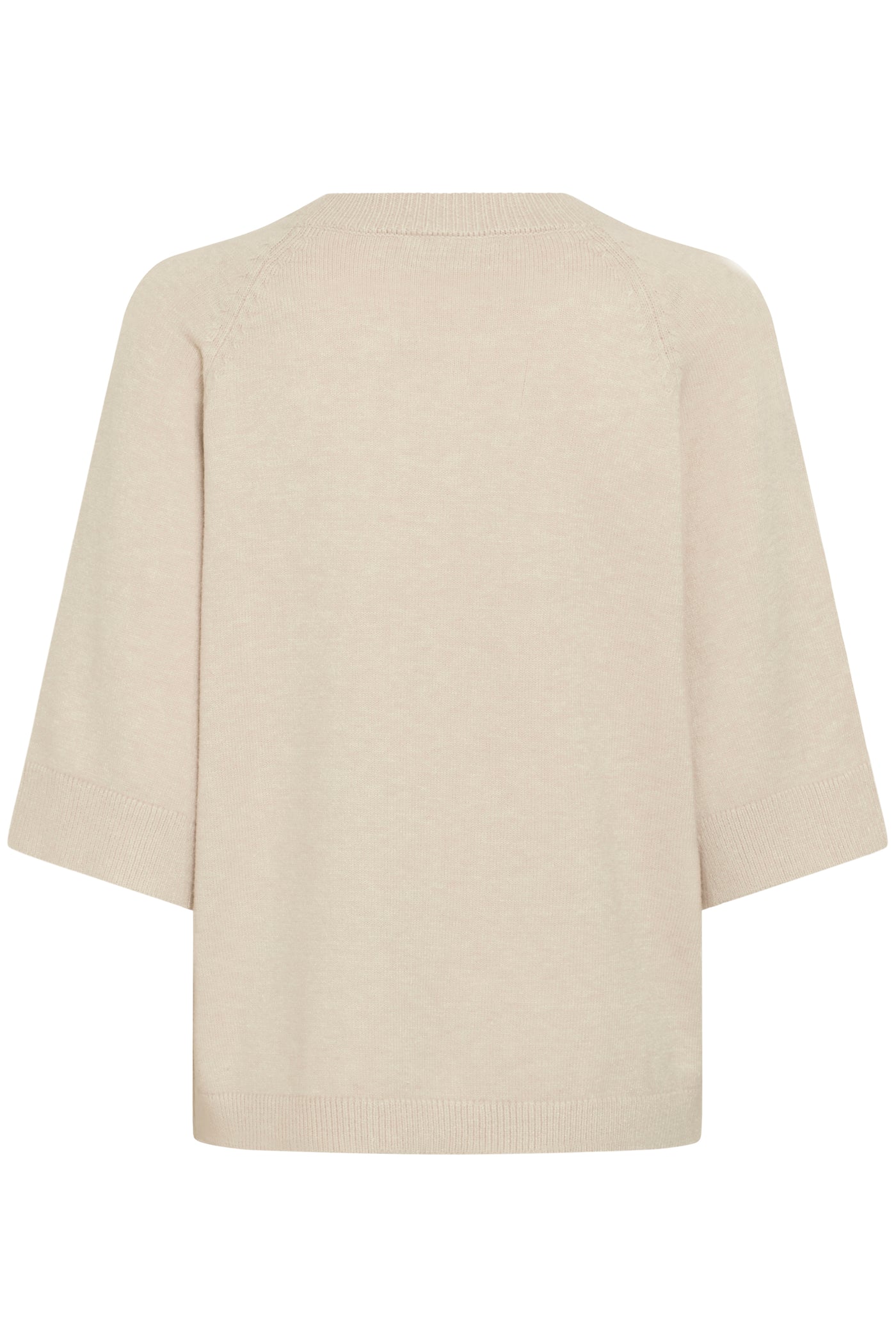 Fransa Oatmeal Rosel Pullover