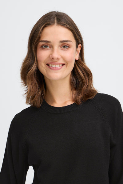 Fransa Black Rosel Pullover