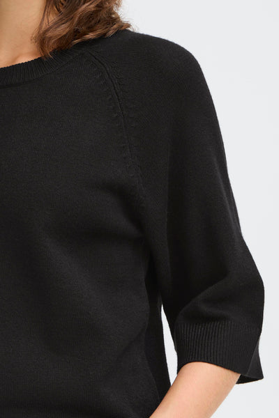 Fransa Black Rosel Pullover