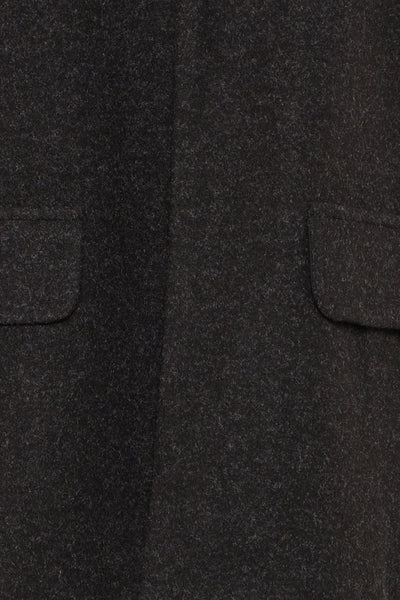 Fransa Charcoal Minta Gilet