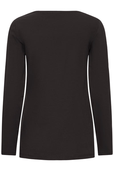 Fransa Black Terrah LS Tee