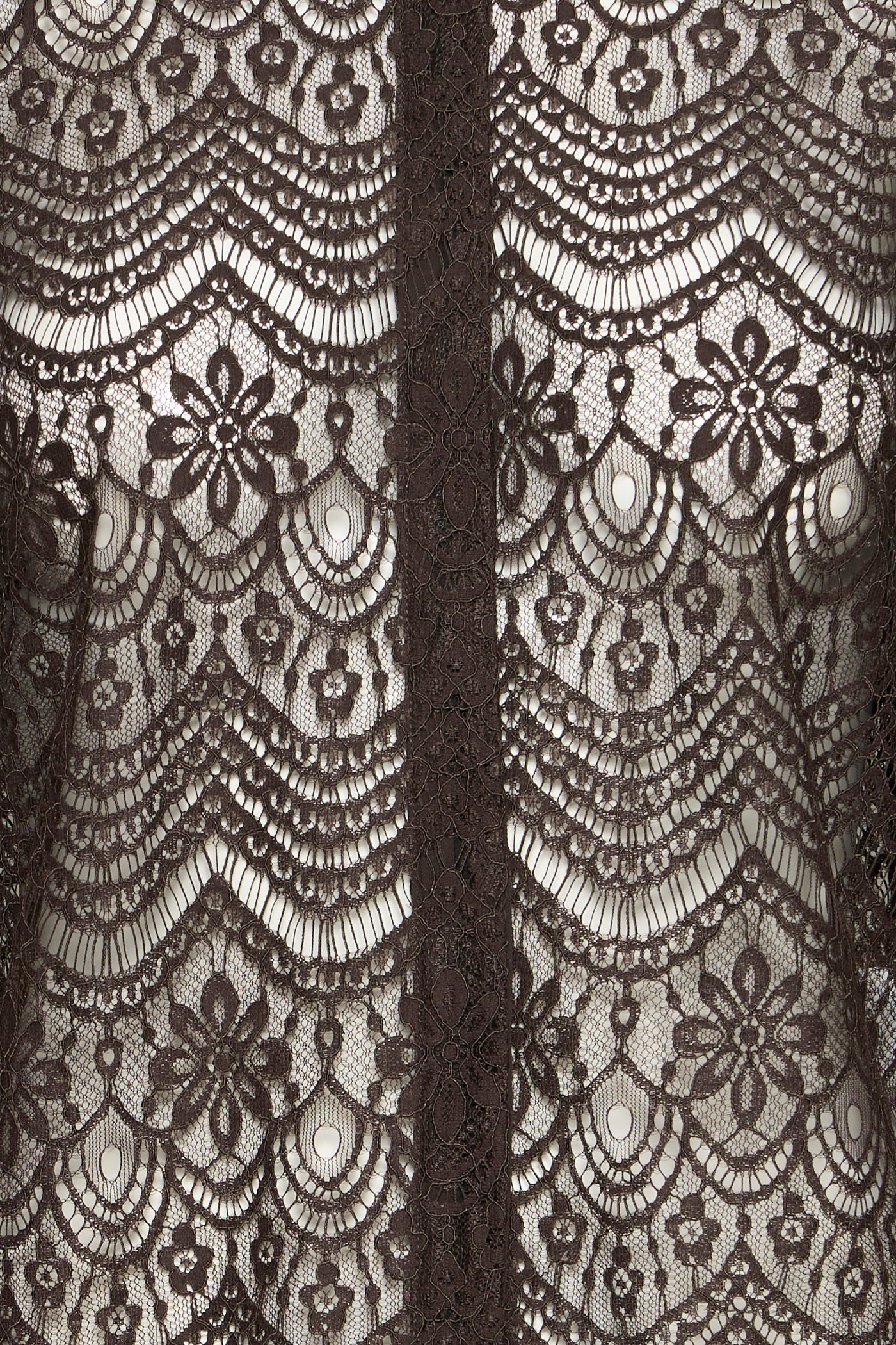 Fransa Chocolate Lace Caty Shirt