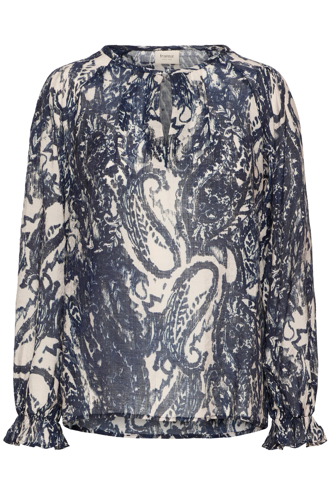 Fransa Navy Lilli Blouse