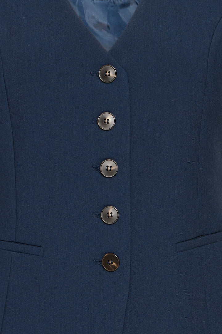 Fransa Navy Abigail Waistcoat