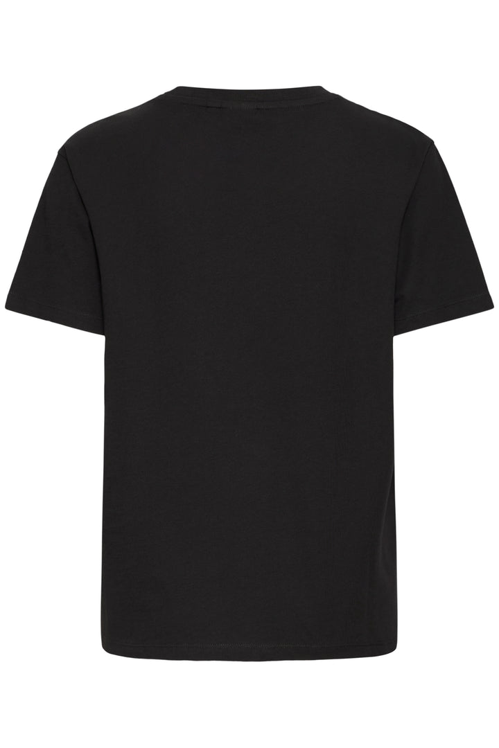 Fransa Black Tiger Print T-Shirt