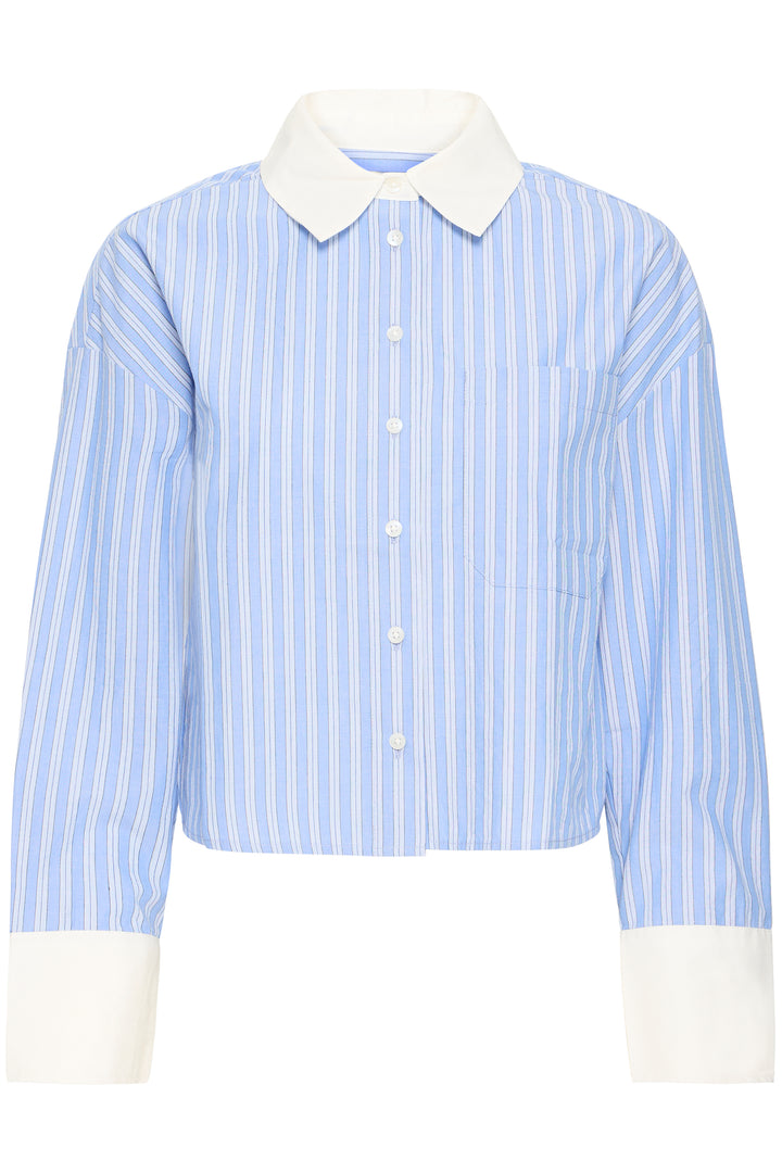 Fransa Blue Stripe Ricky Shirt