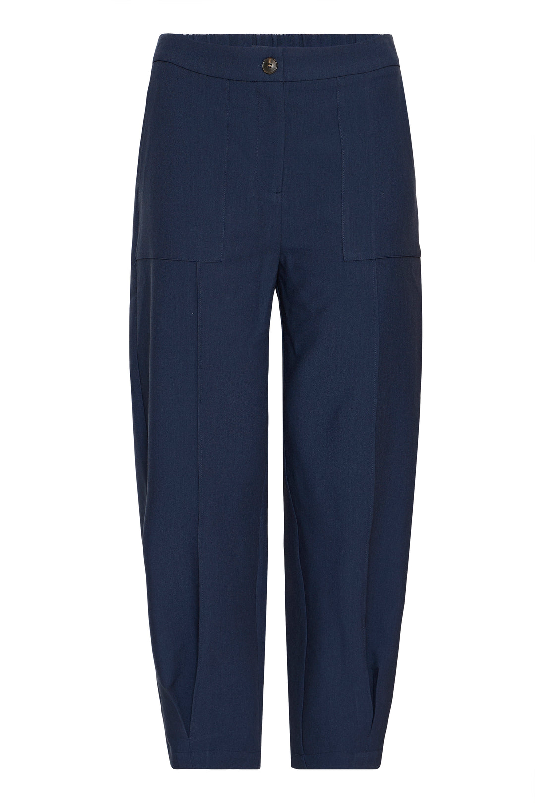 Fransa Navy Abigail Barrel Trousers