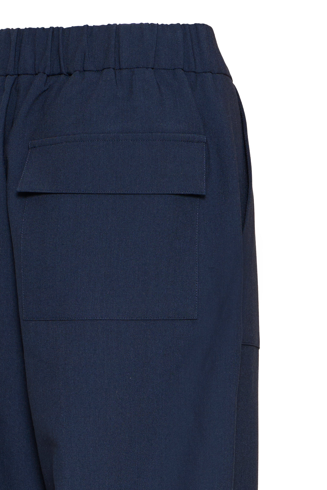 Fransa Navy Abigail Barrel Trousers