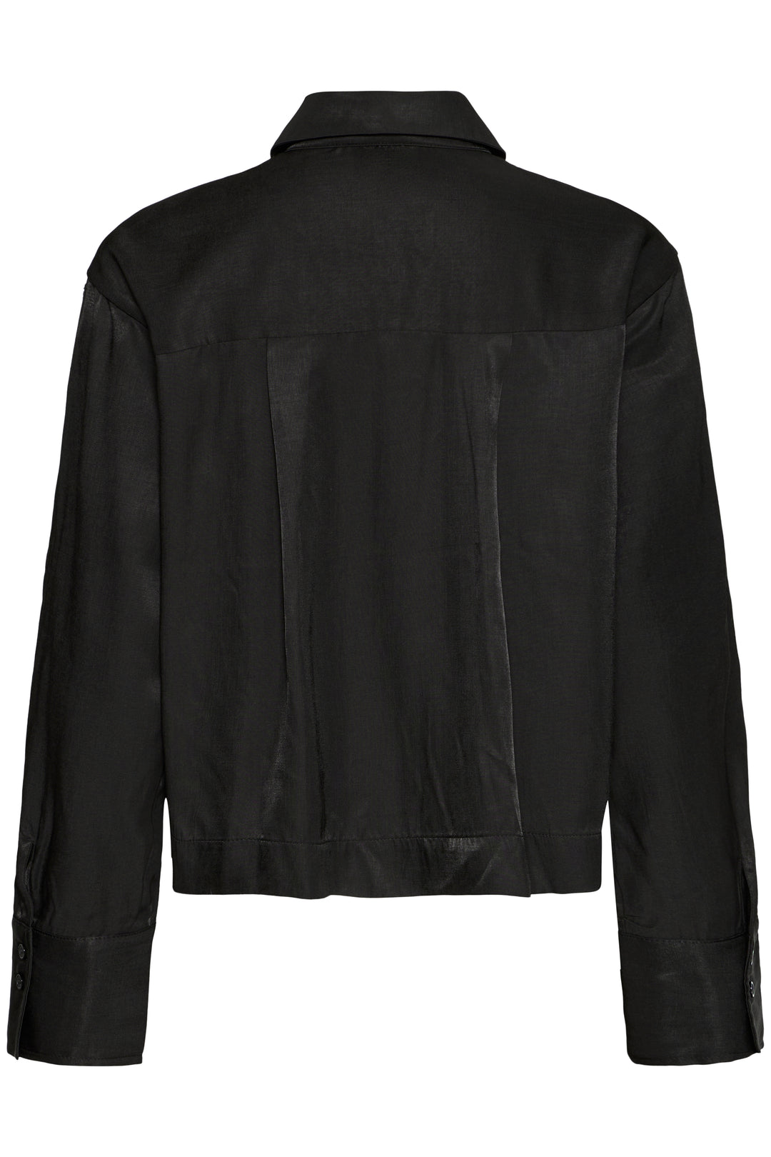 Fransa Black Embellished Side Shirt
