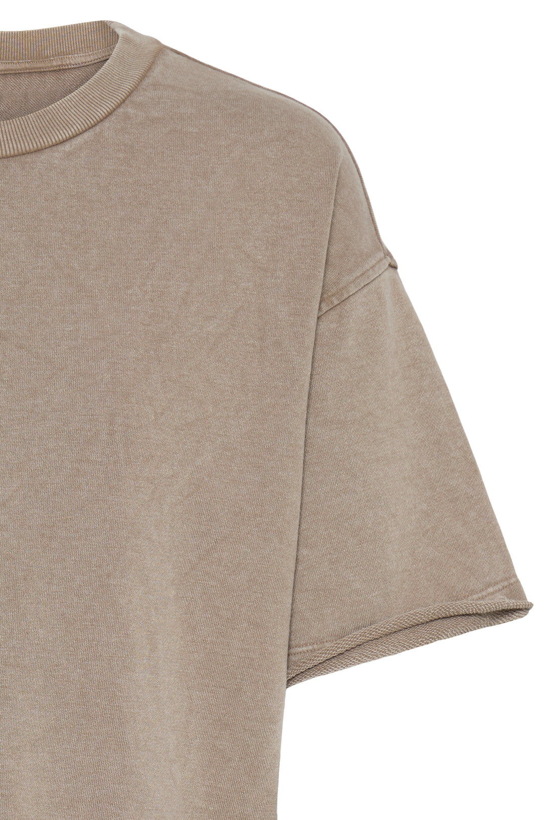 Fransa Taupe Serafina S/S Top