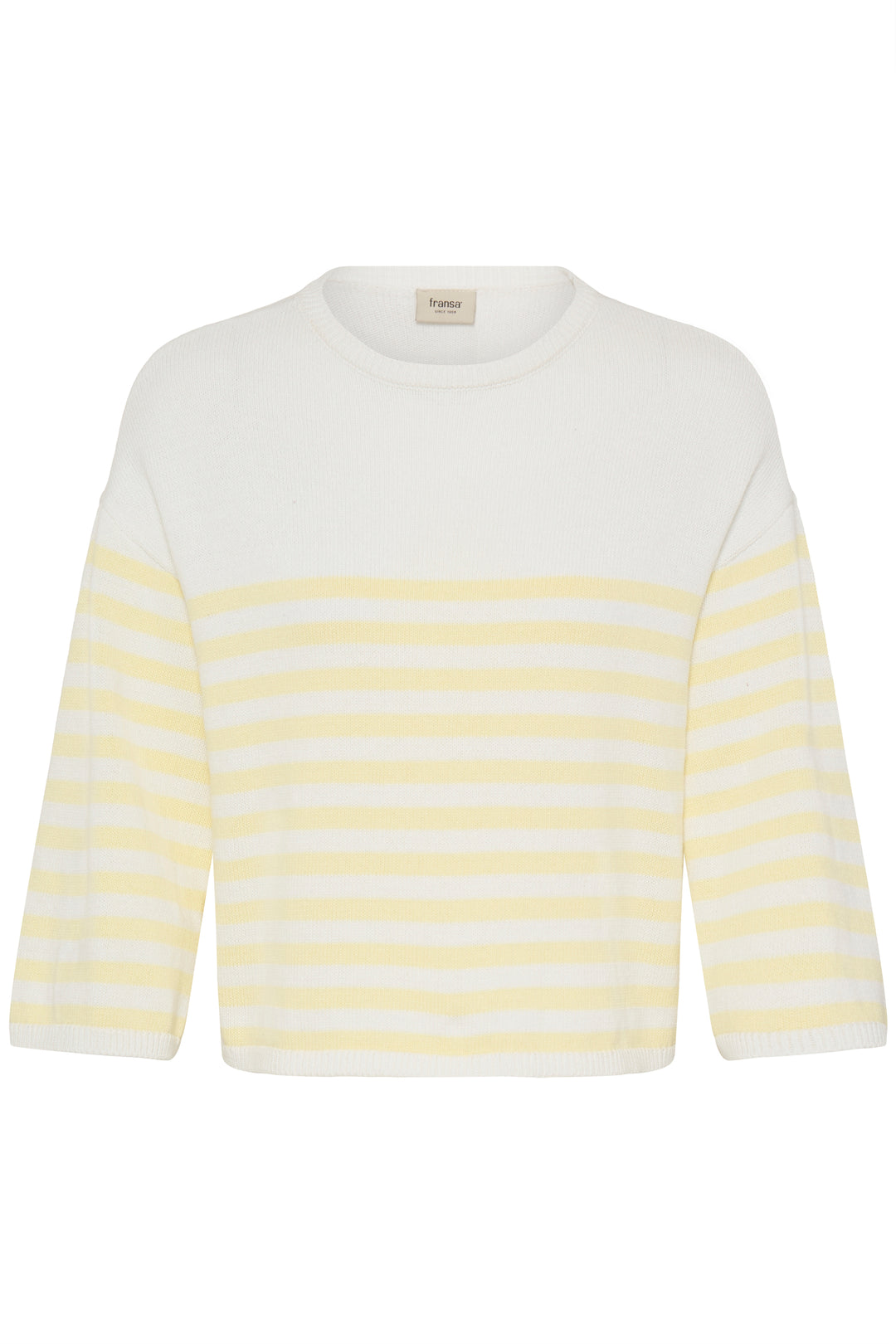 Fransa Lemon Stripe Anni Jumper
