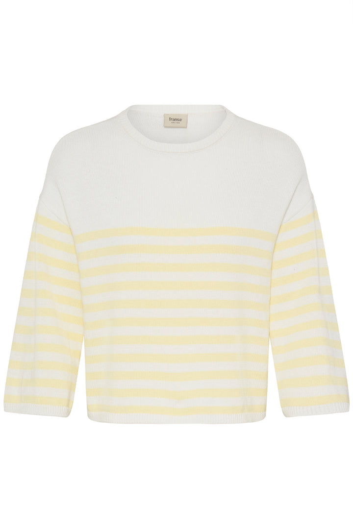 Fransa Lemon Stripe Anni Jumper