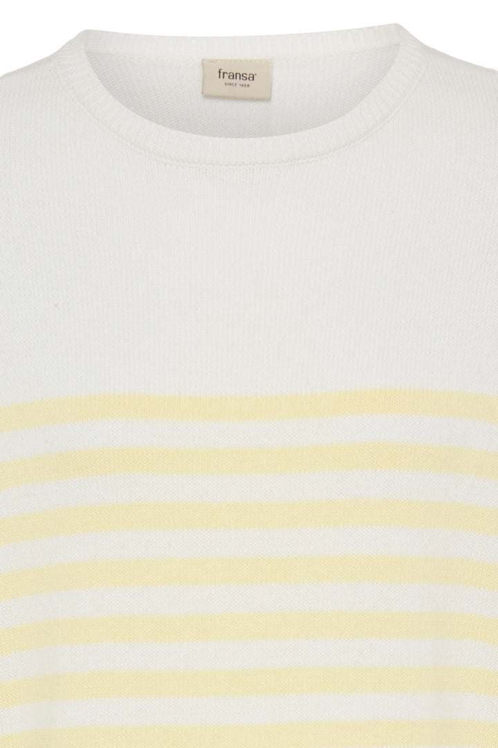 Fransa Lemon Stripe Anni Jumper