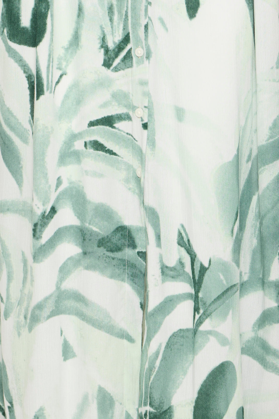 Fransa Green Watercolour Easy Dress