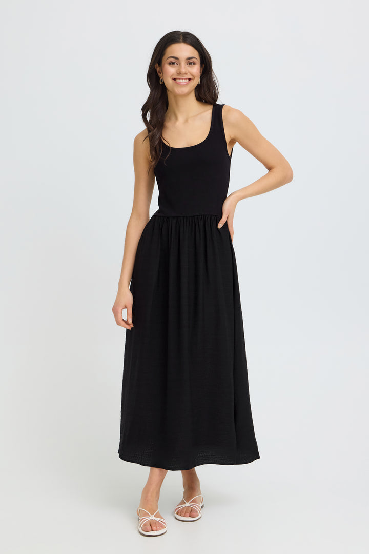 Fransa Black Jundy Dress