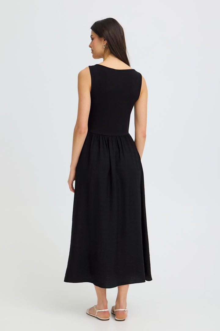 Fransa Black Jundy Dress