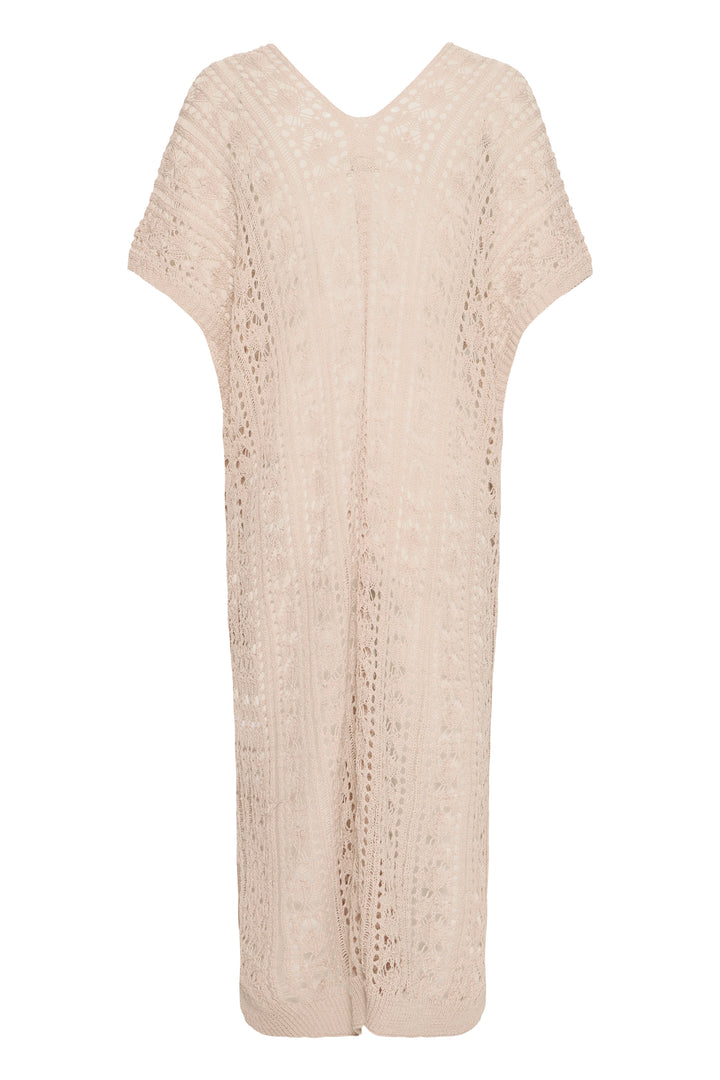 Fransa Stone Knit Kaftan
