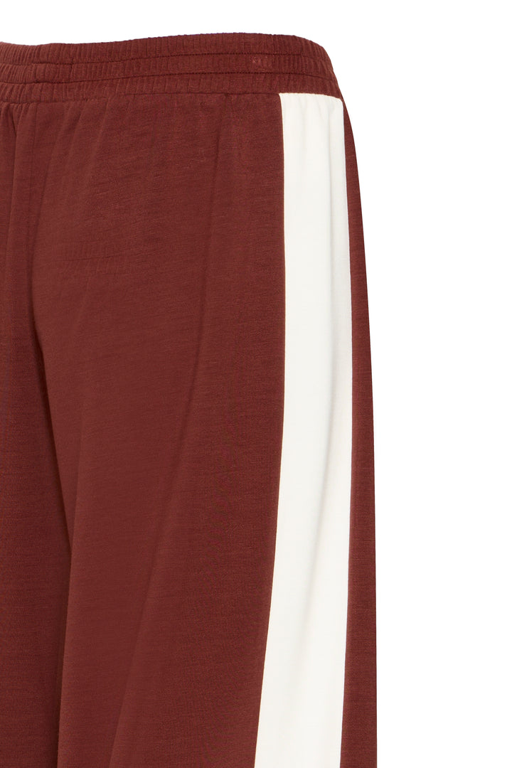 Fransa Burgundy Stripe Aurora Pants