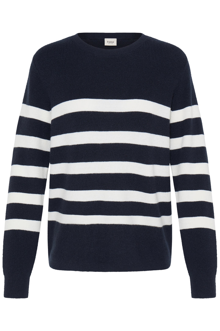 Fransa Navy Stripe Maria Pullover