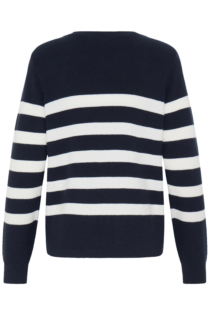 Fransa Navy Stripe Maria Pullover