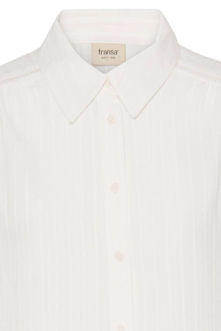 Fransa White Paulana Shirt