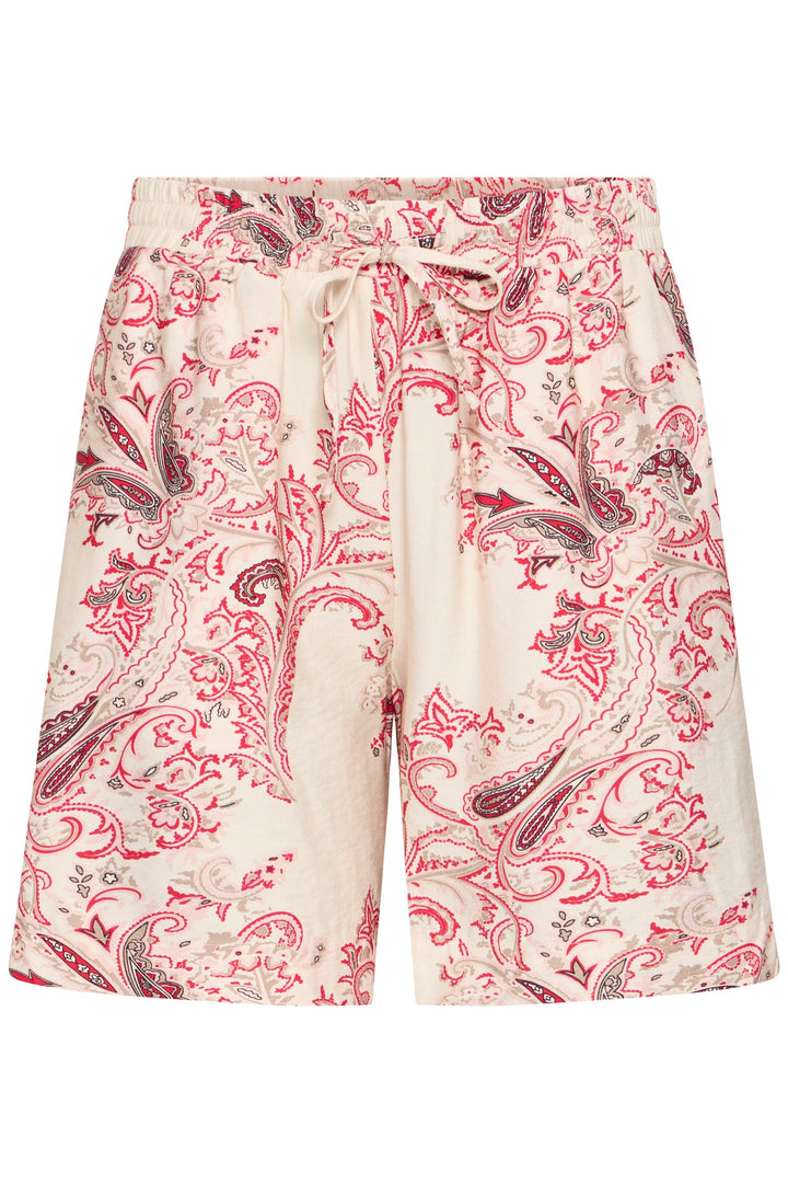 Fransa Pink Paisley Adara Shorts