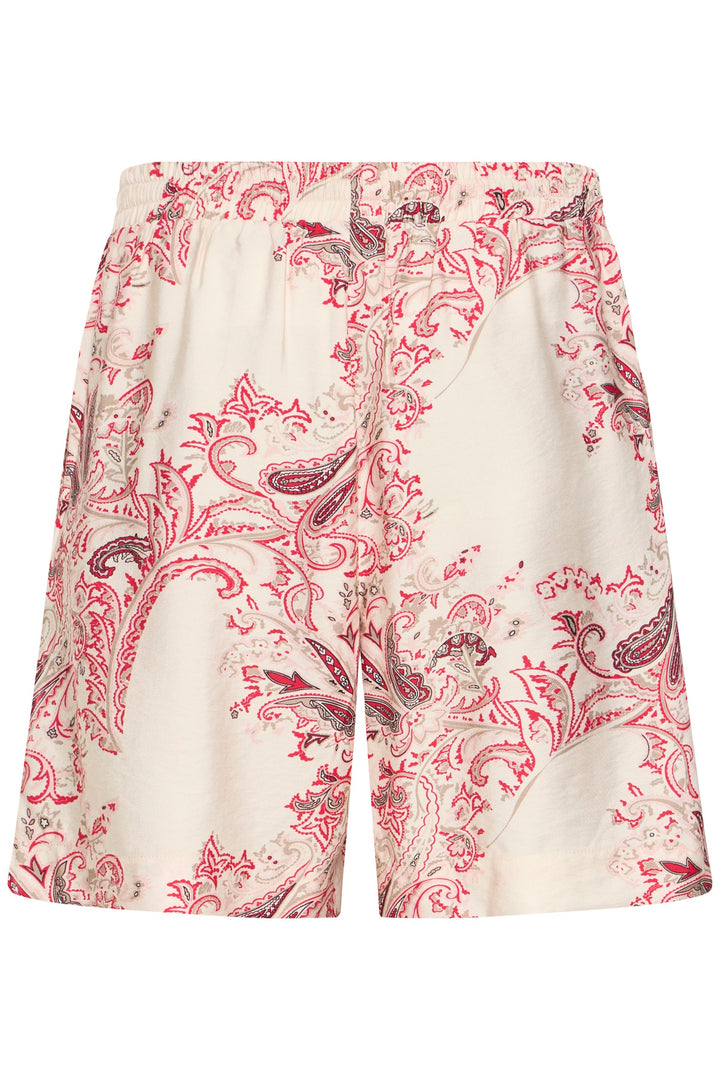 Fransa Pink Paisley Adara Shorts