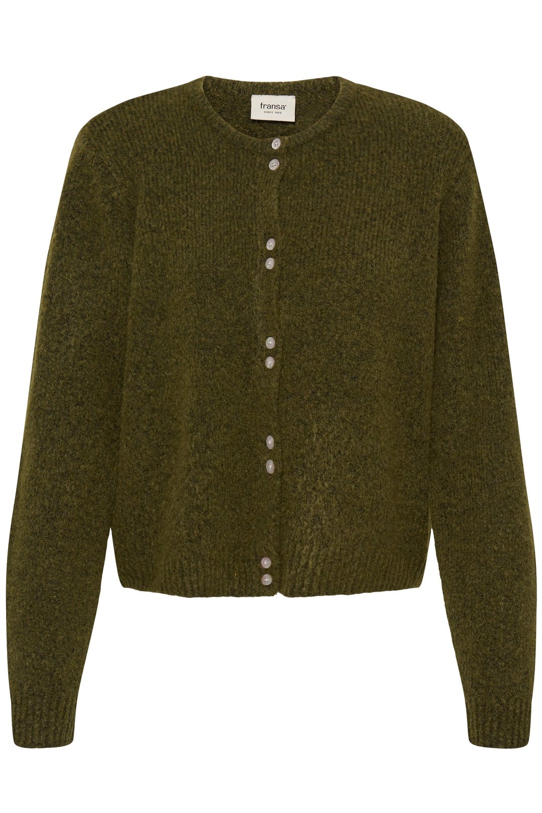 Fransa Fir Green Bela Cardigan