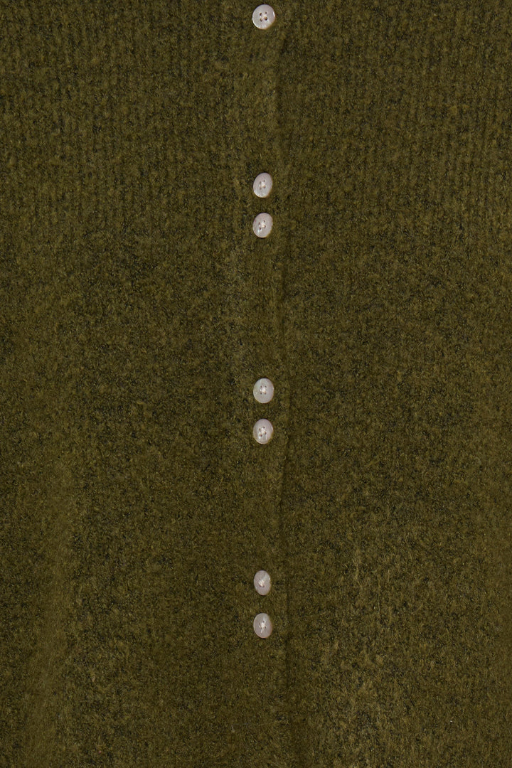 Fransa Fir Green Bela Cardigan