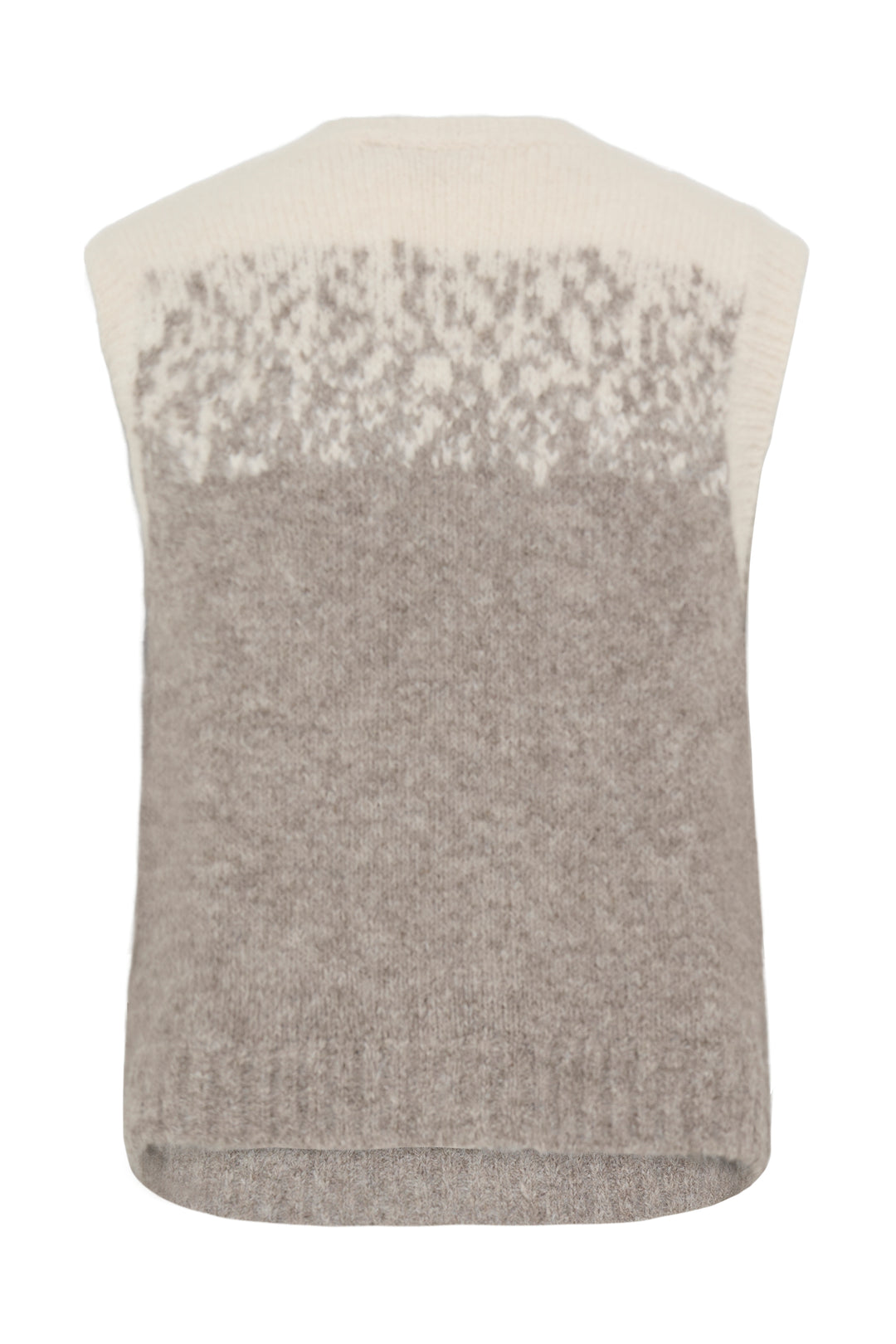 Fransa Ombre Tye Knit Gilet