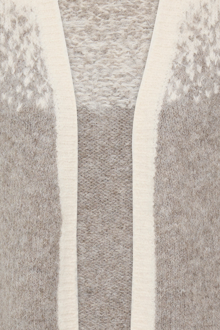 Fransa Ombre Tye Knit Gilet