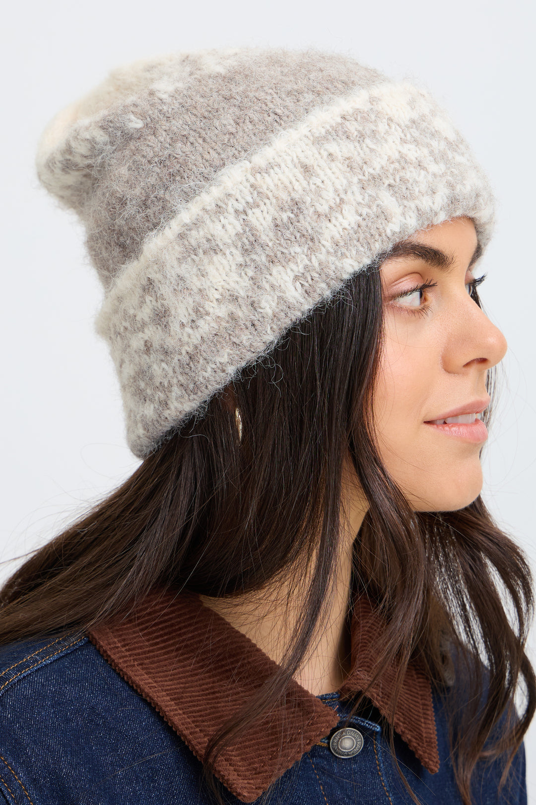 Fransa Ombre Tye Knit Hat