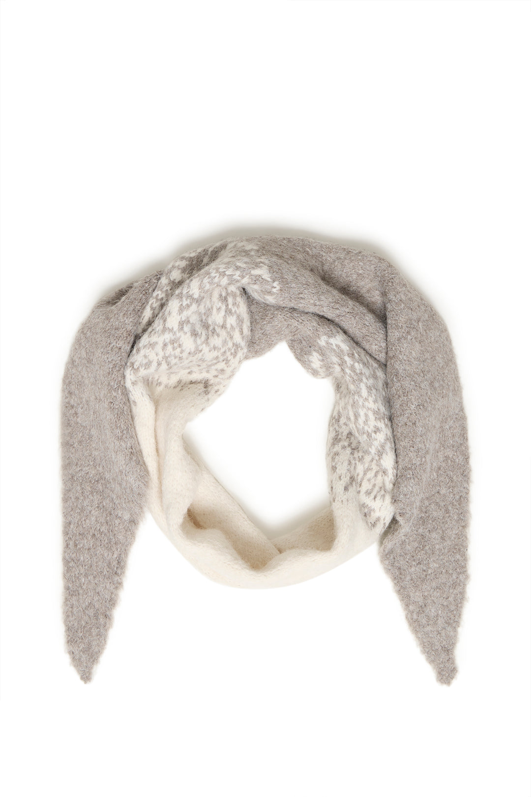 Fransa Ombre Tye Knit Scarf