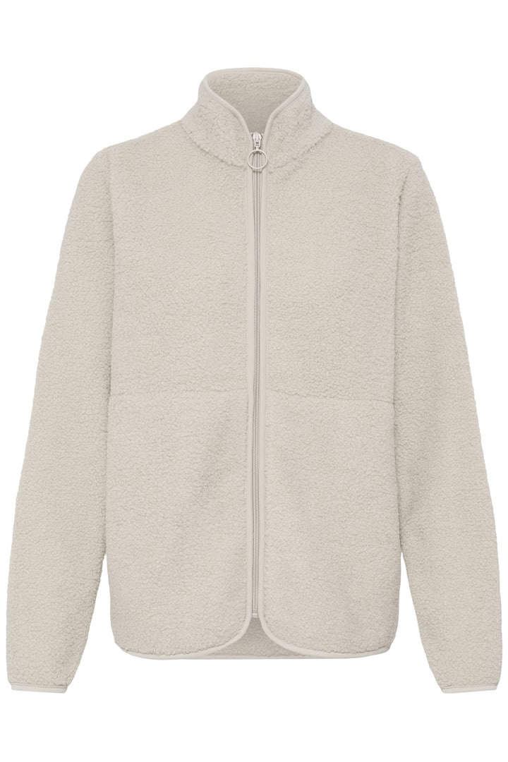 Fransa Stone Tenya Teddy Cardigan