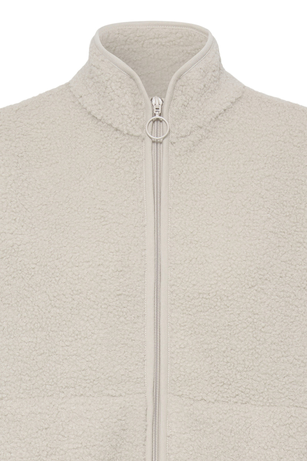 Fransa Stone Tenya Teddy Cardigan