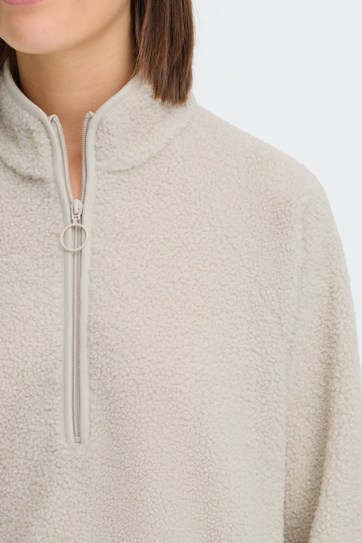 Fransa Stone Tenya Teddy Pullover
