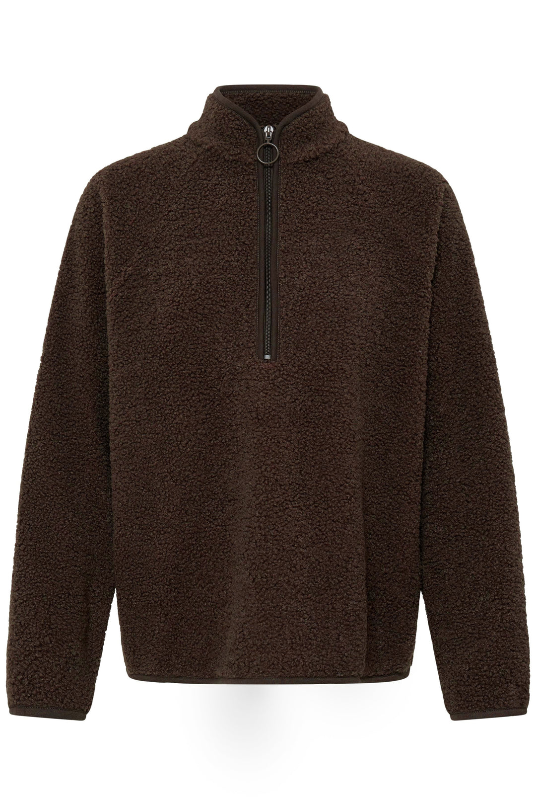 Fransa Chocolate Tenya Teddy Pullover