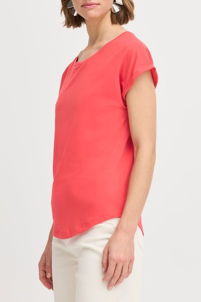 Byoung Coral Red Pamila T-Shirt