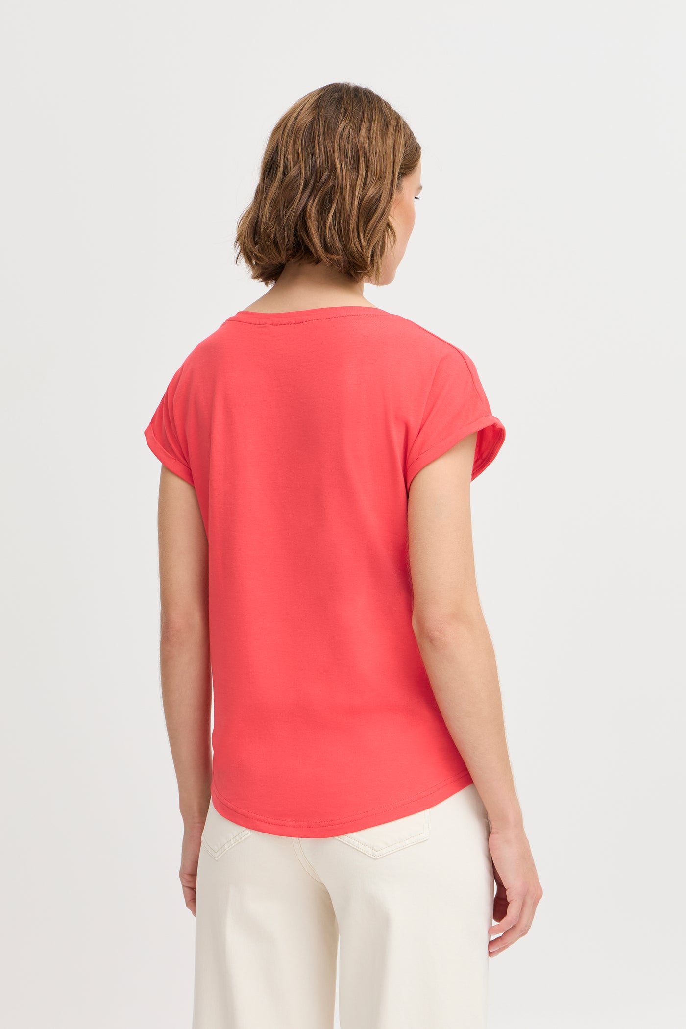 Byoung Coral Red Pamila T-Shirt