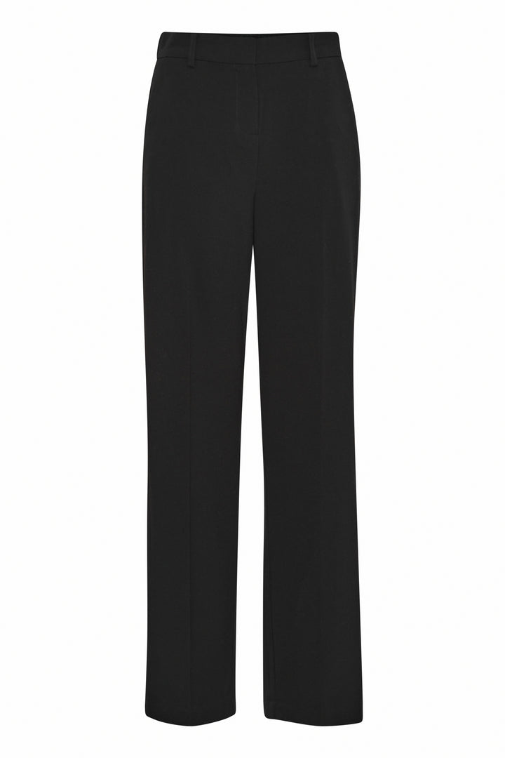 Byoung Black Wide Leg Danta Trousers