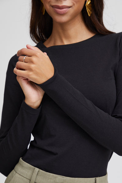 Byoung Black Pamila LS Top