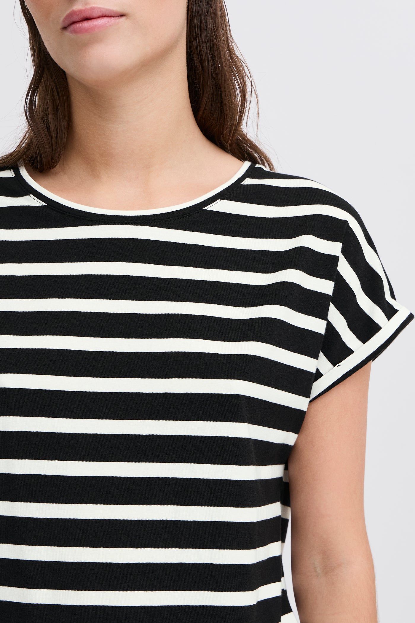 Byoung Black Pamila Stripe T-Shirt