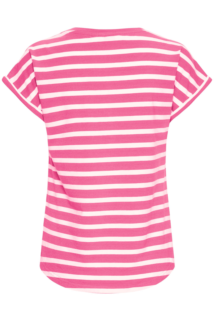 Byoung Pink Stripe Pamila T-Shirt
