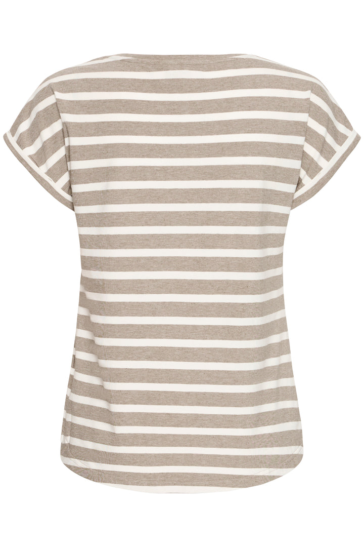 Byoung Taupe Stripe Pamila T-Shirt