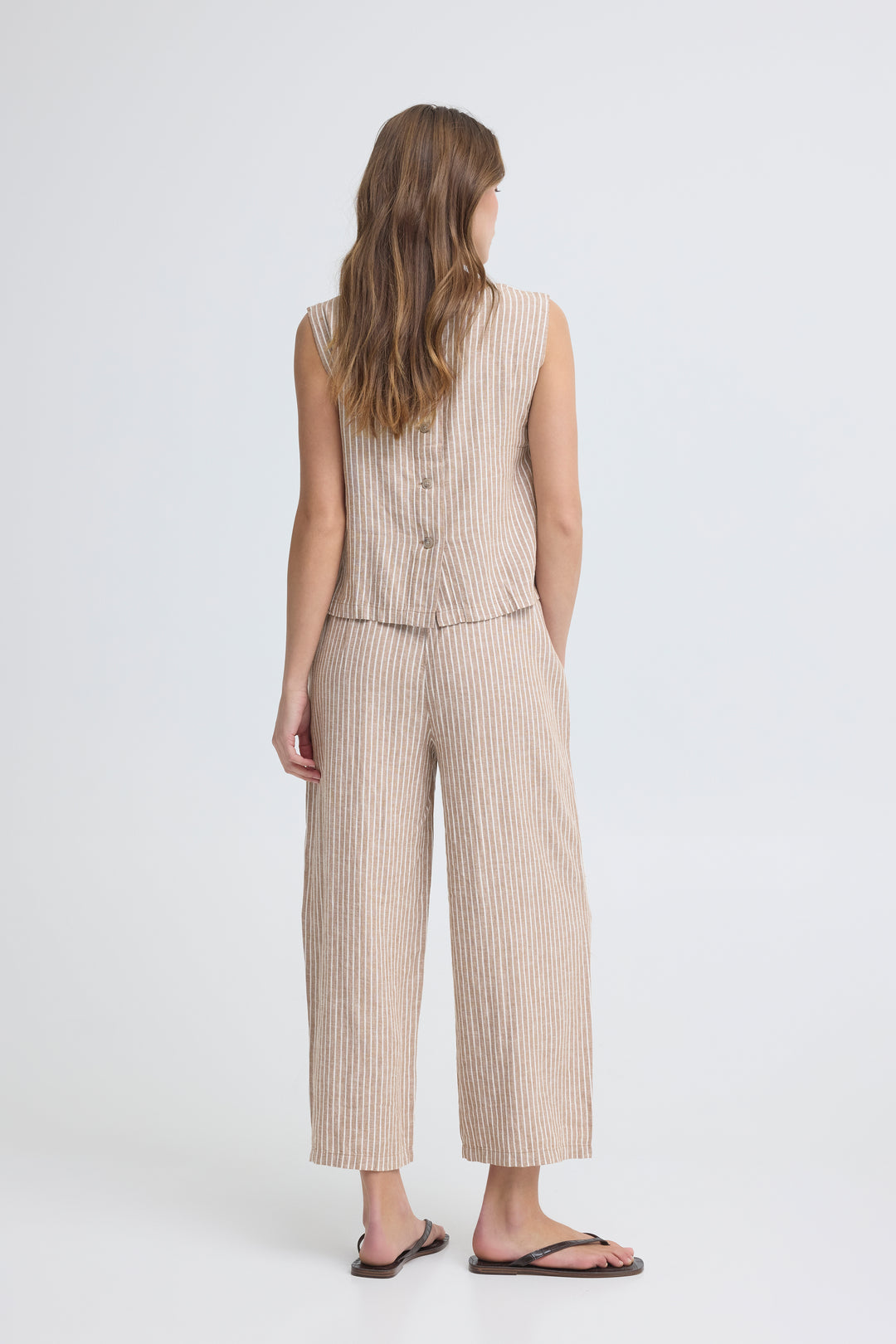 Byoung Stripe Falakka Crop Pants