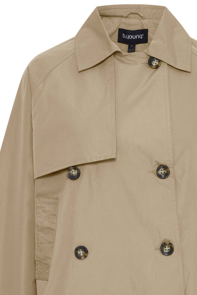 Byoung Calea Short Trench Coat